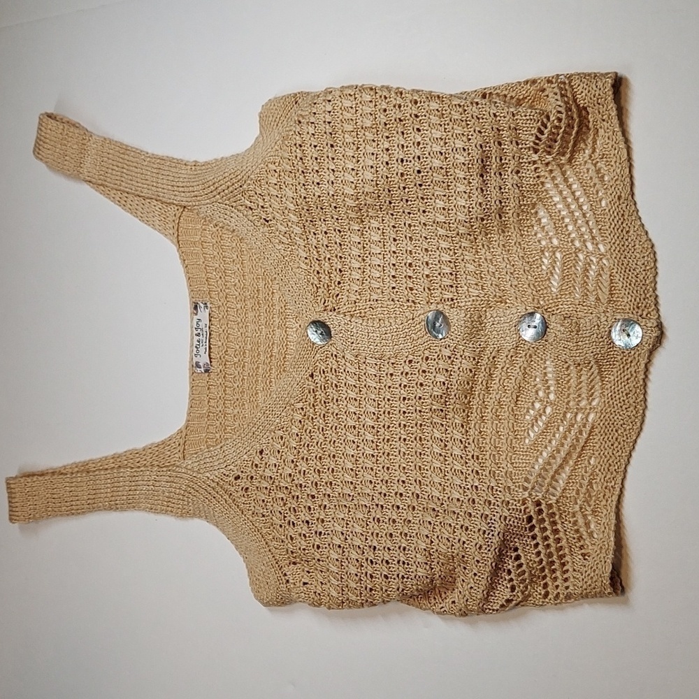 Jolie & Joy Crochet Crop top 2X
